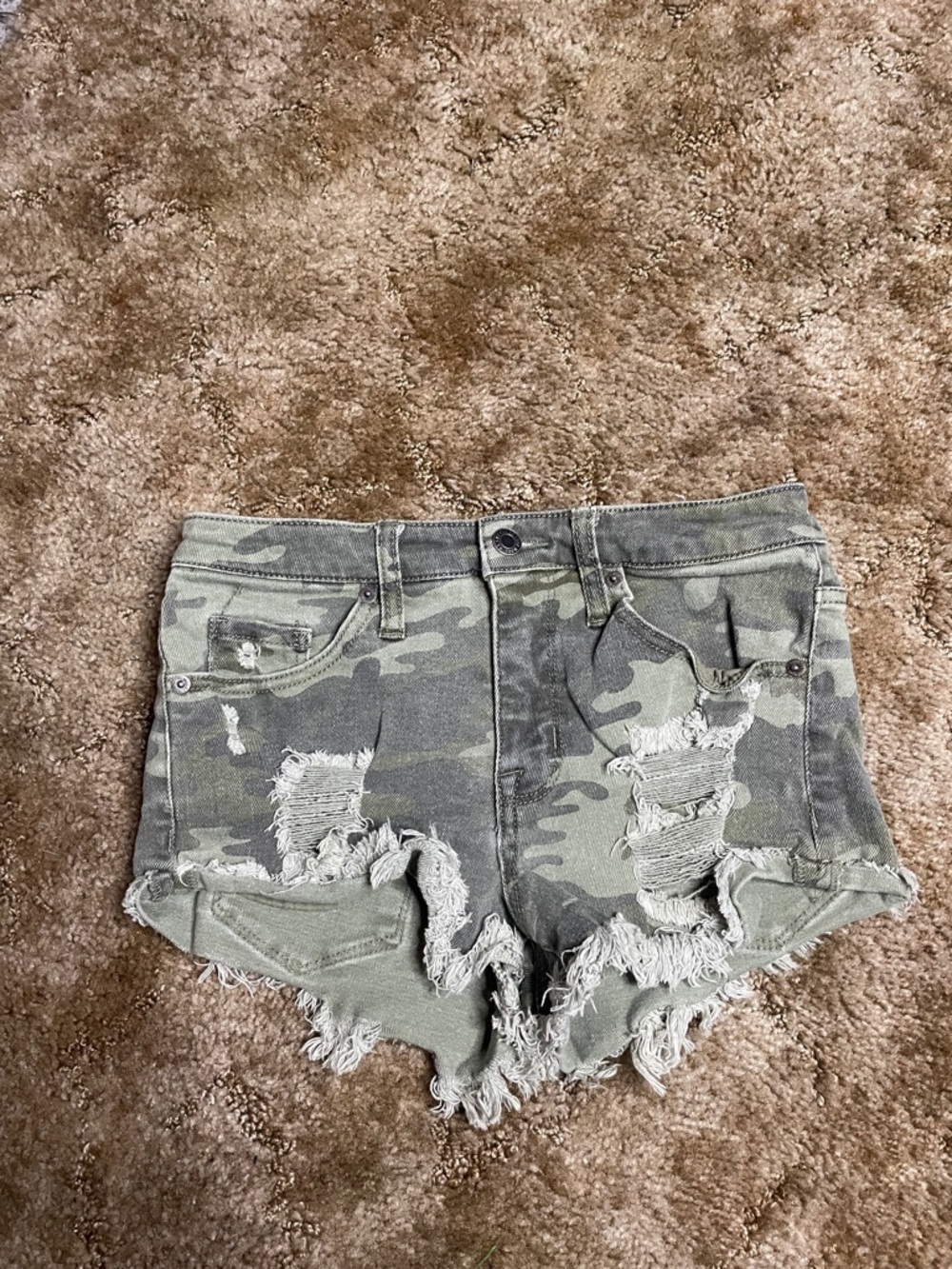 Mossimo Supply Co. High Rise Camouflage Shorts Size‎ 00/24